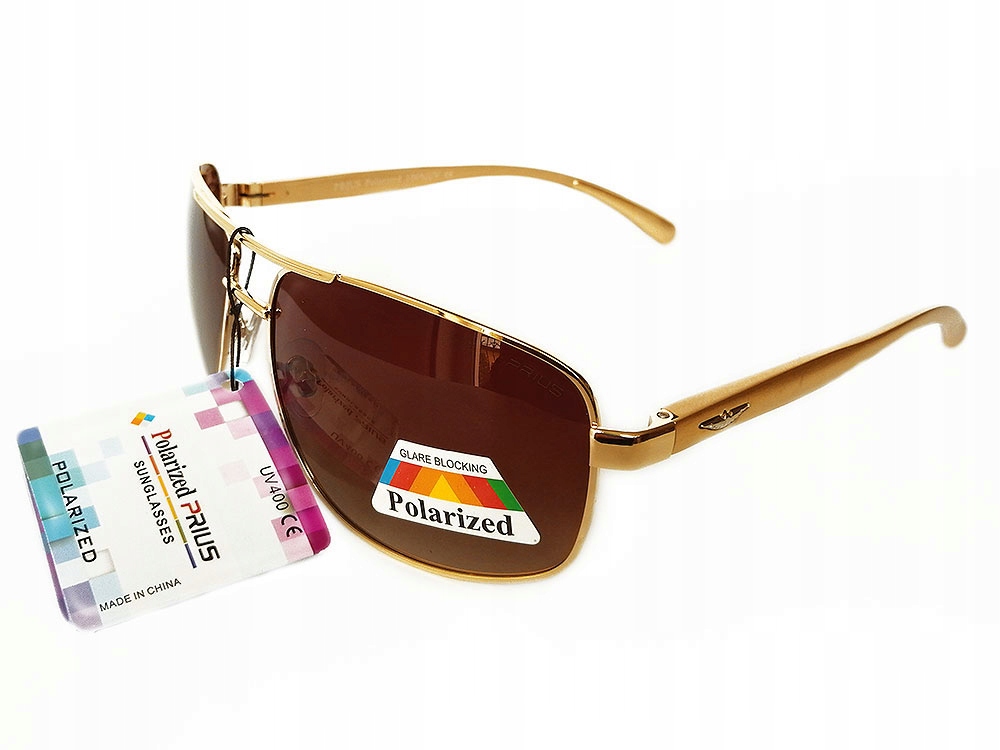 OKULARY MĘSKIE POLARYZACYJNE AVIATOR FLEKS ETUI Marka inna