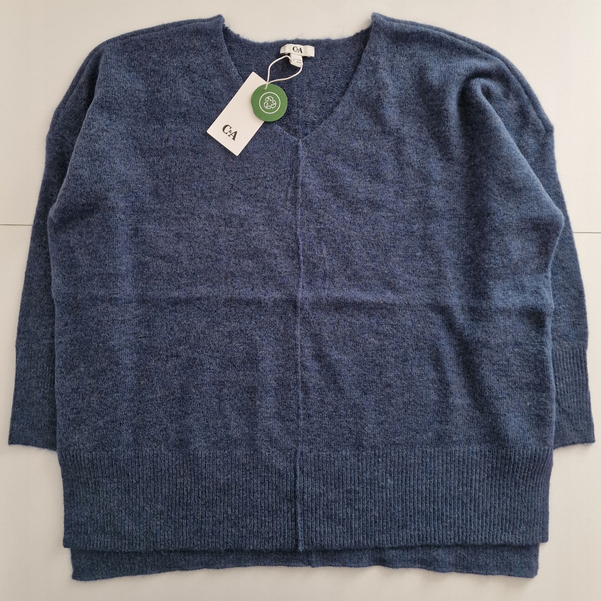 

C&a 48 50 Sweter Z Wełną Mięciutki Ciepły