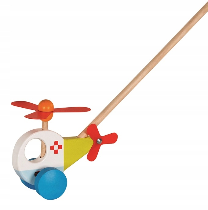 

Goki Helikopter drewniany do pchania dla maluszka