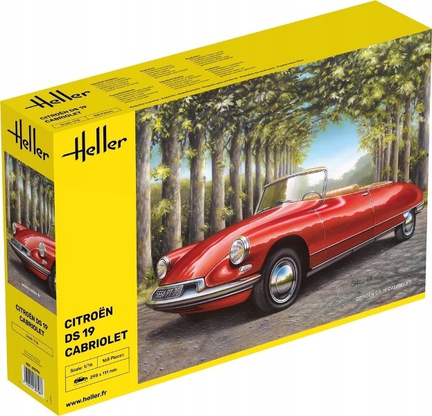 Heller 80796 Citroen DS19 Cabriolet 1:16