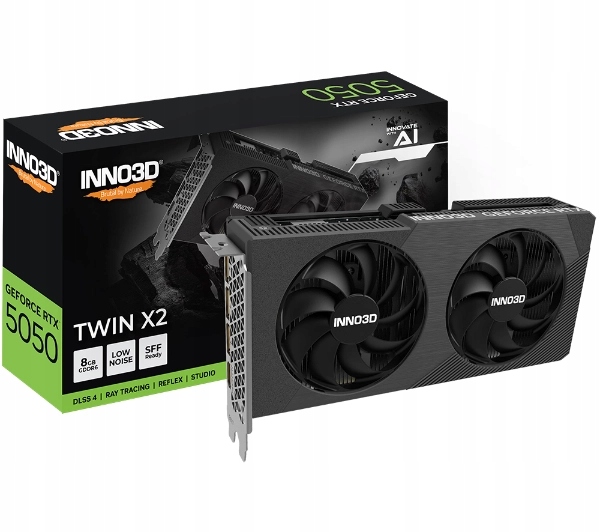 Karta graficzna Inno3D GeForce Rtx 5050 Twin X2 8GB GDDR6 128bit Dlss 4