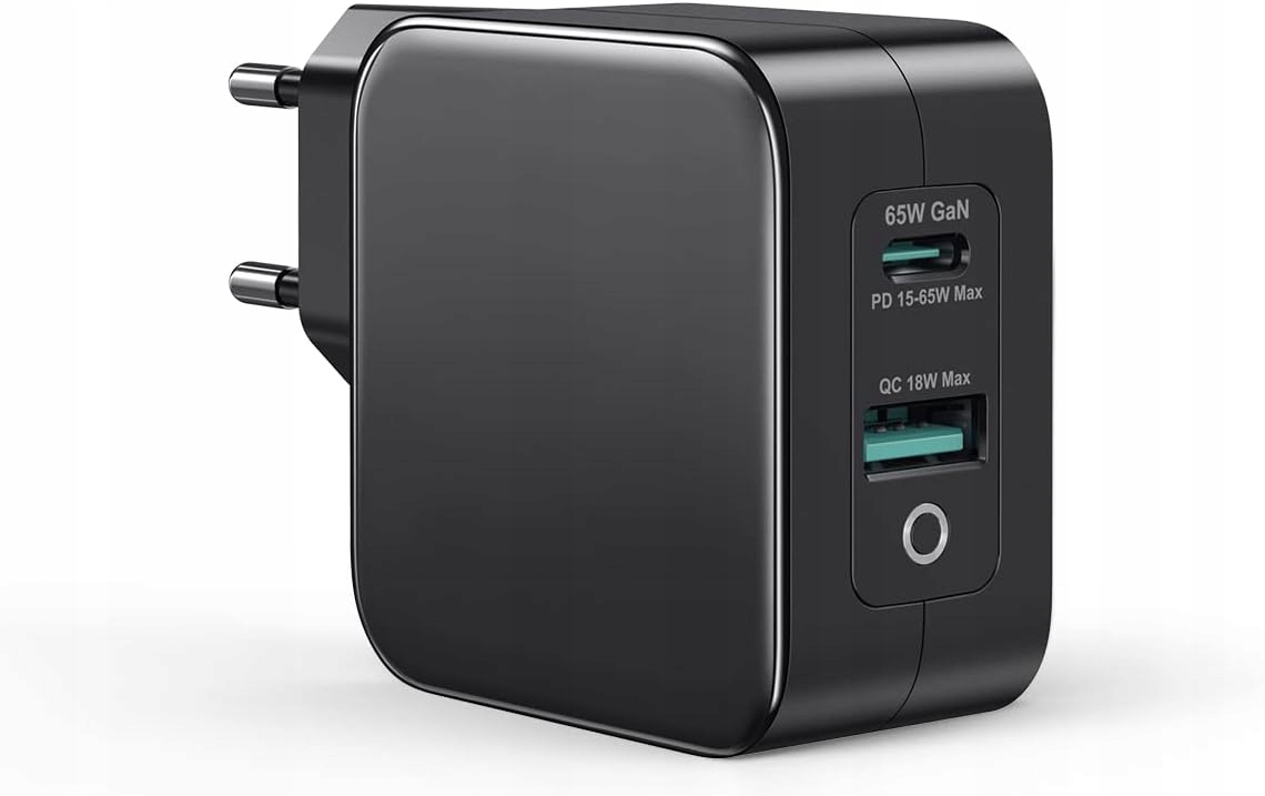 Sunydeal ładowarka Usb Usb-c 65W Gan Qc 3.0 Macbook Samsung Dell Asus