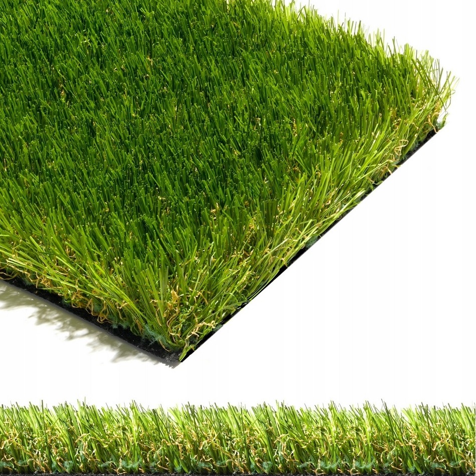 Koberec Koberec Umělá Tráva Mileno 47 mm 3 m Zelený Hustý Trávník Zahrada
