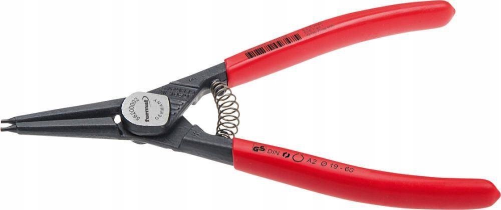 Kleště na vnější pojistné kroužky, rovné, A3