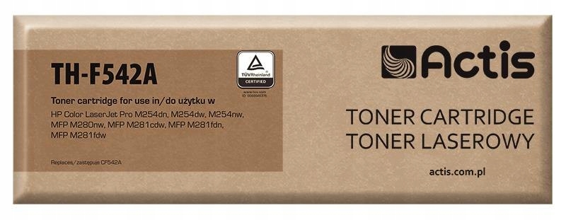 Actis TH-F542A Toner (zamiennik Hp 203A HP203A CF542A; Standard; 1300 stron