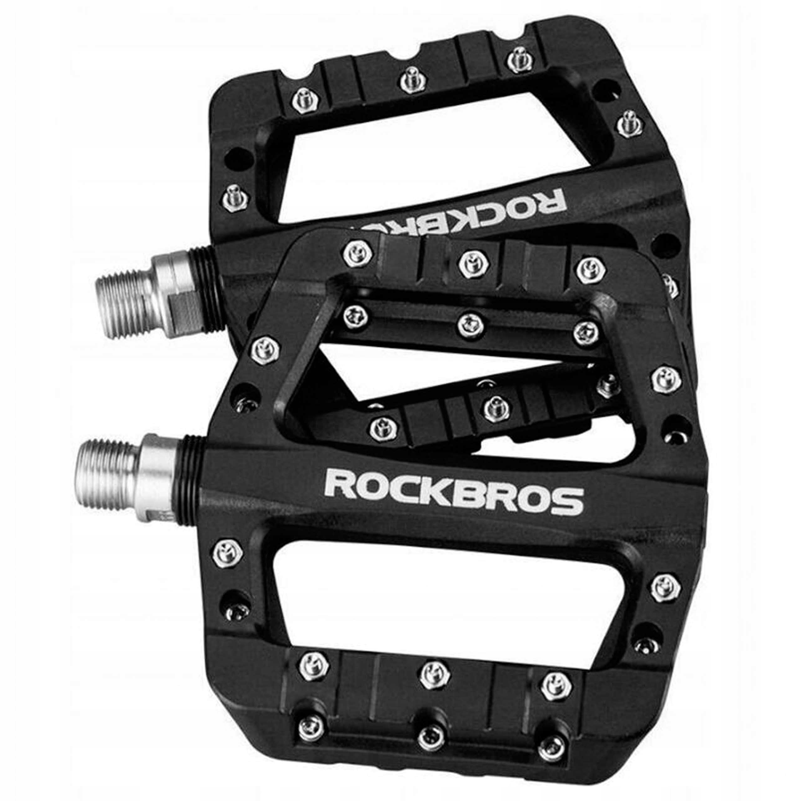 PEDAŁY ROWEROWE PLATFORMOWE DO ROWERU ALUMINIUM MTB UNIWERSALNE + 3 PINY