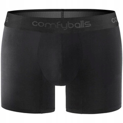 Bokserki Męskie Sportowe do Biegania Comfyballs Long Performance Black M