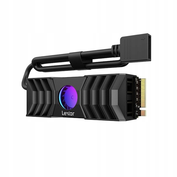 Lexar Dysk Ssd NM1090 2TB Gen5 12000/11000 Radiator Rgb