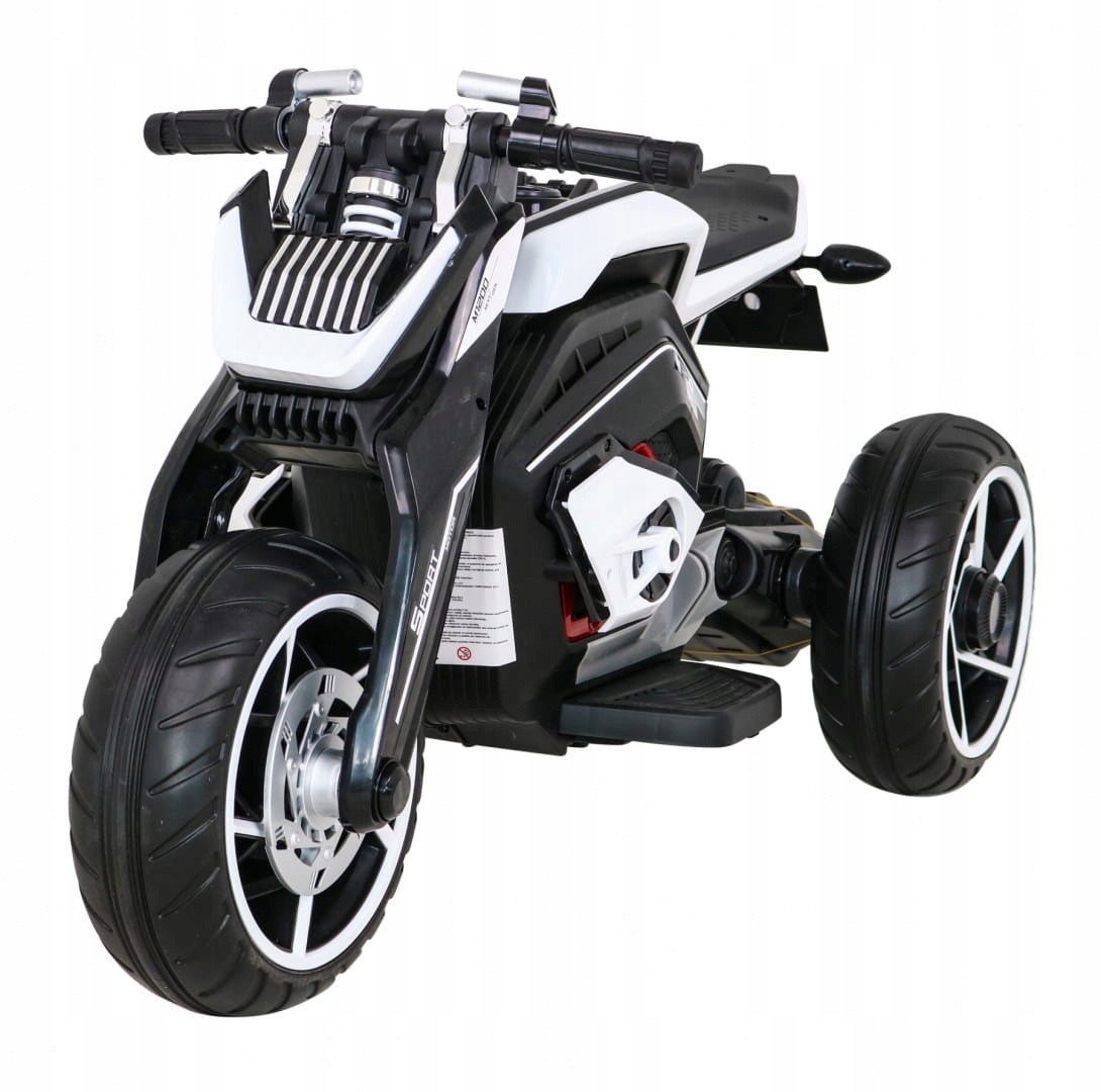 Motor na akumulator dla dzieci Biały Panel audio Wolny Start Koła Eva