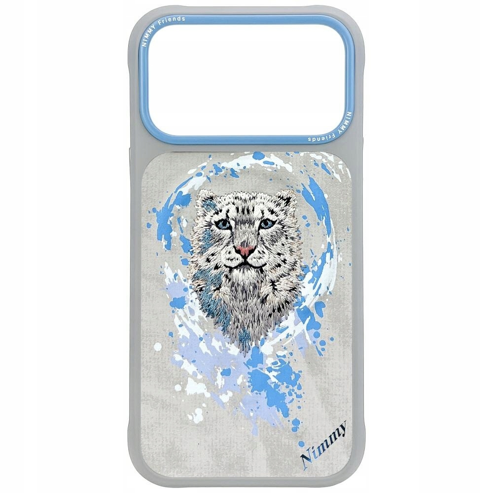 Pouzdro Nimmy Pantera MagSafe pro iPhone 17 Pro Max, světle šedé