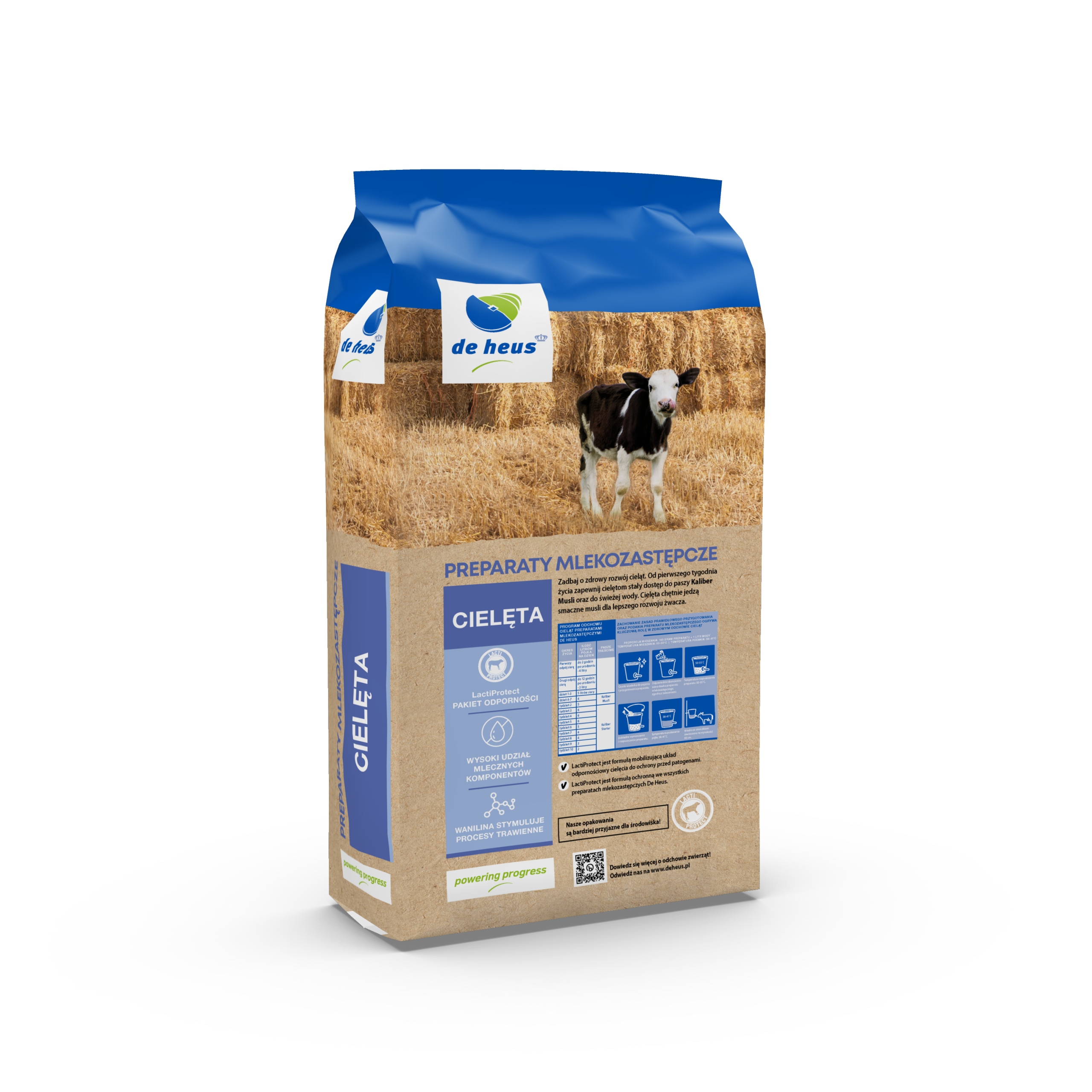 Len milk 20kg De Heus mleko z lnem dla cielat od 4 tygodnia życia