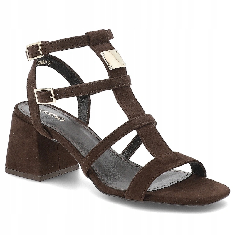 Dámské sandály Karino kožené 5880/015-P Bronz/Velur