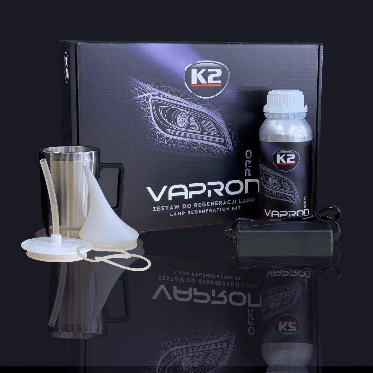 K2 VAPRON REGENERACJA REFLEKTOROW PRO ZESTAW 600ML Brand K2
