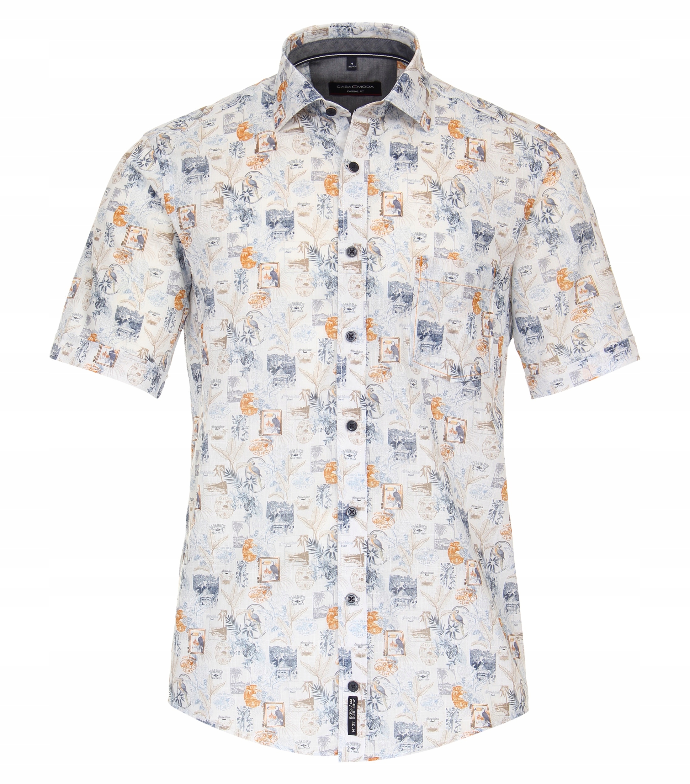 Casamoda Velké Velikosti Havajská Košile 2XL 140 Cm