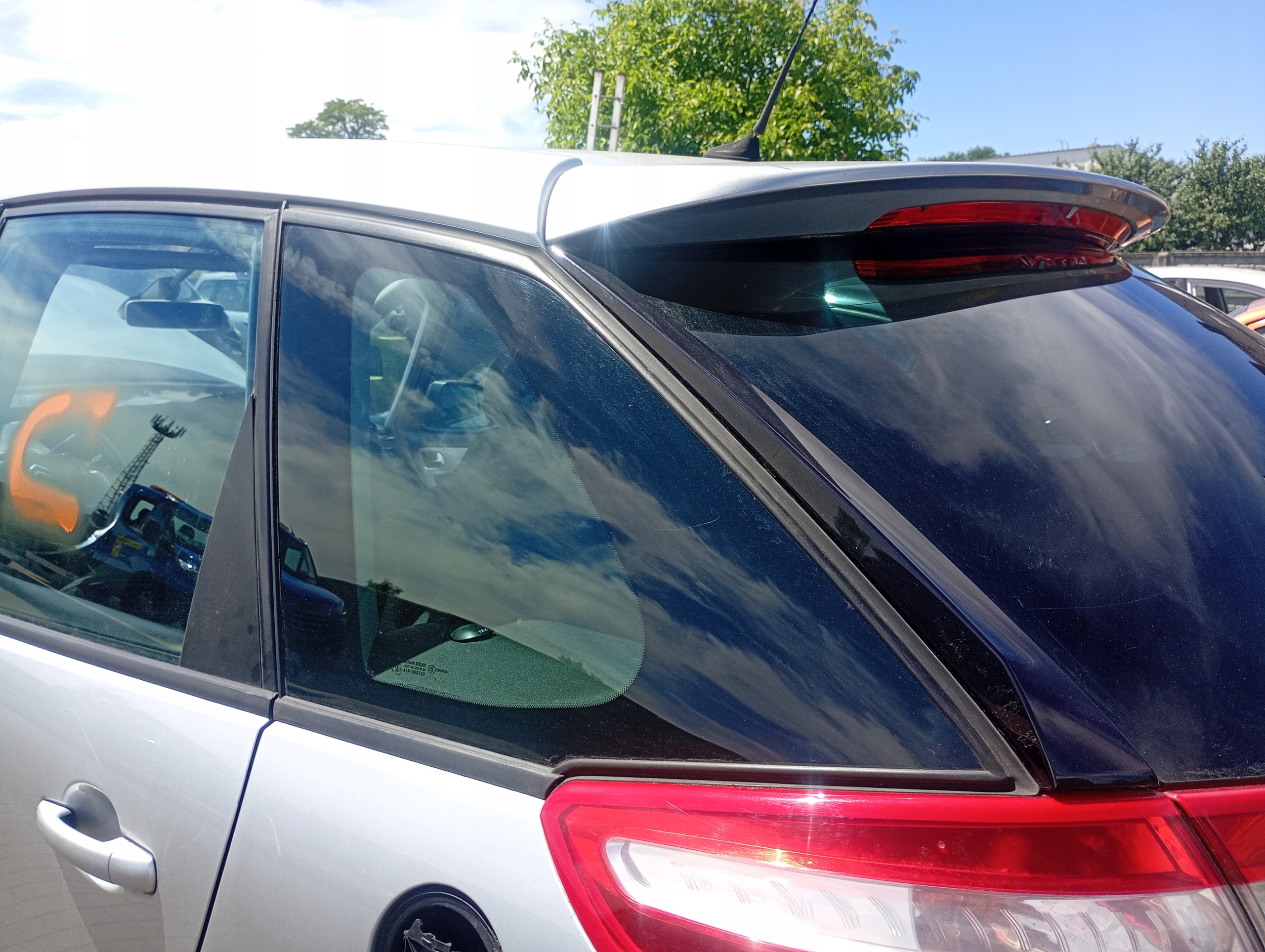 window side bodywork left rear part Citroen C4 Picass FL 07-13
