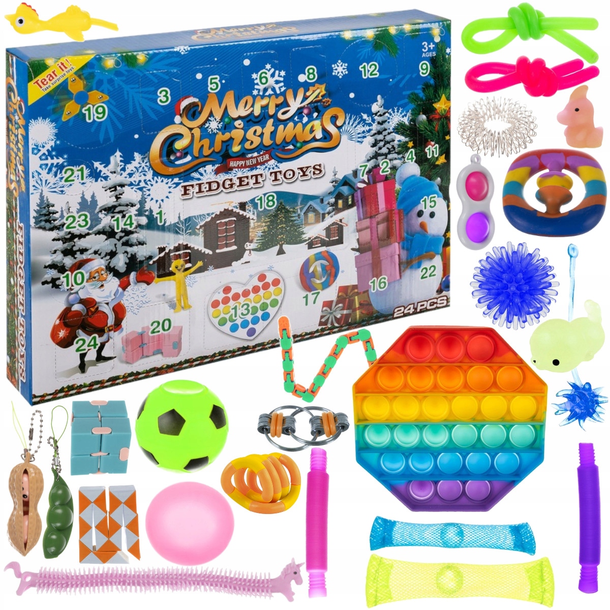 

Kalendarz Adwentowy Dla Dzieci Antystresowy Zestaw