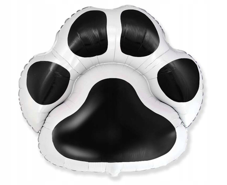 

Balon foliowy Łapka czarna czarno-biała Fx 24