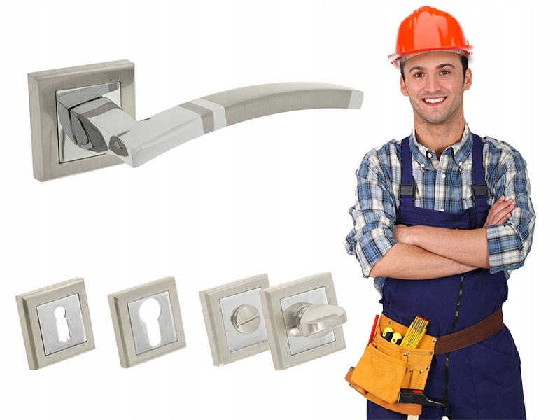 

Alubrass Klamka drzwiowa model Otto