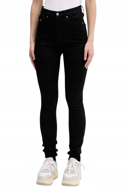 Tommy Jeans Černé Úzké Nohavice Džíny S Vysokým Pasem 31/32 J7H