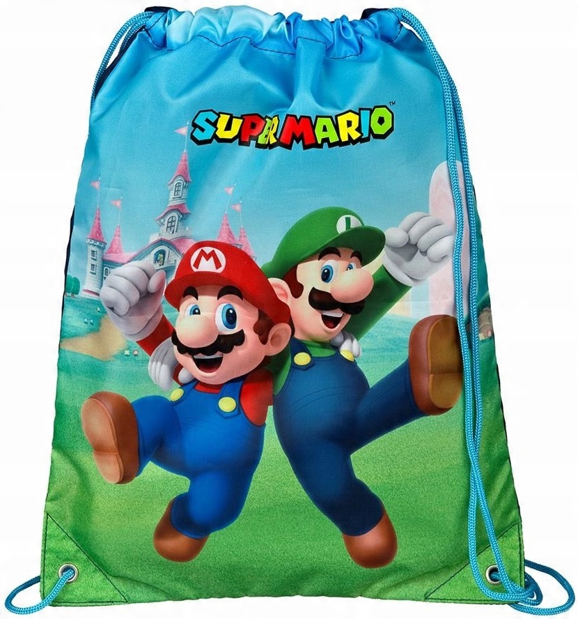 

Worek na buty kapcie przedszkole Mario Bros