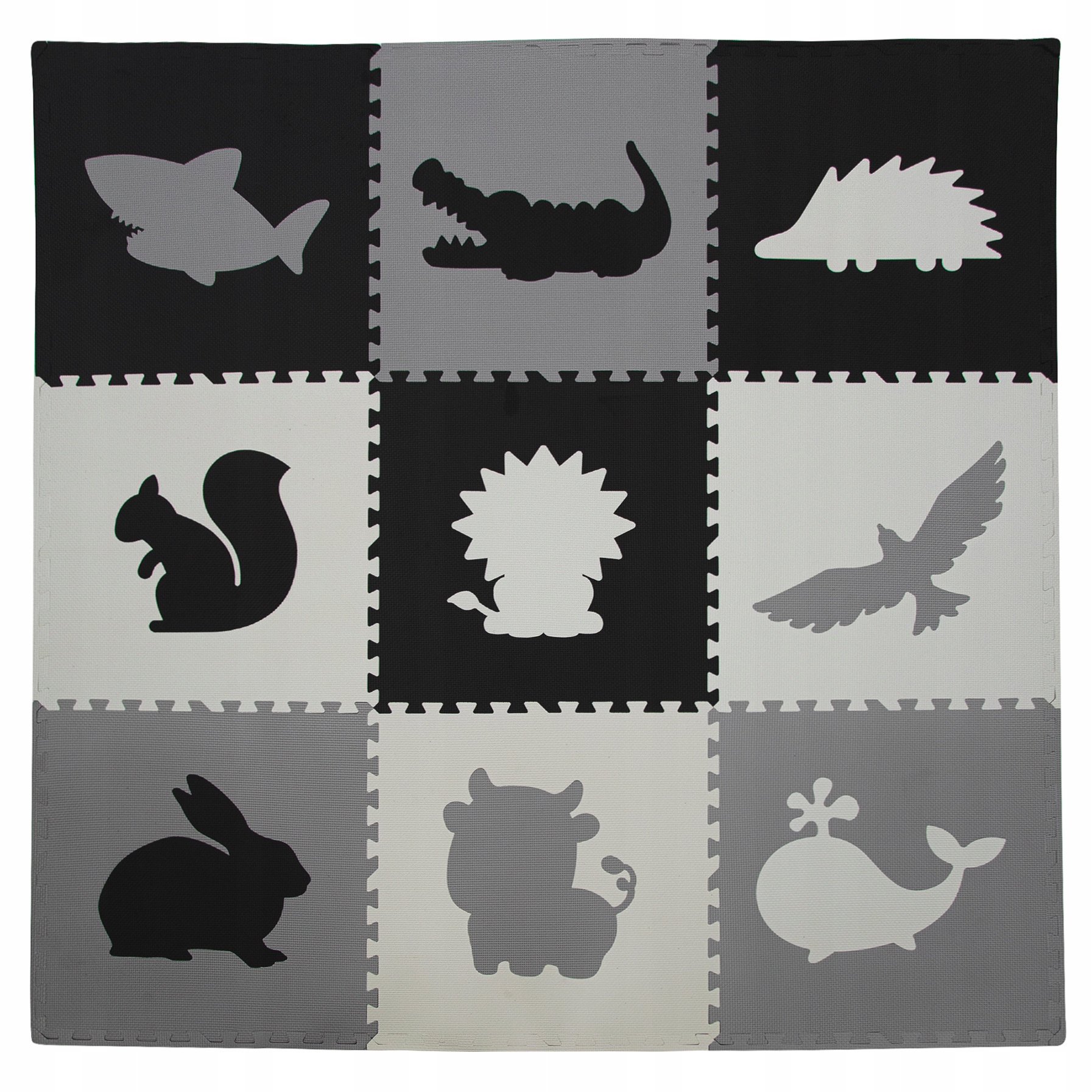 

Piankowa Mata Puzzlowa 9 Szt Zwierzęta 60x60x1 CM