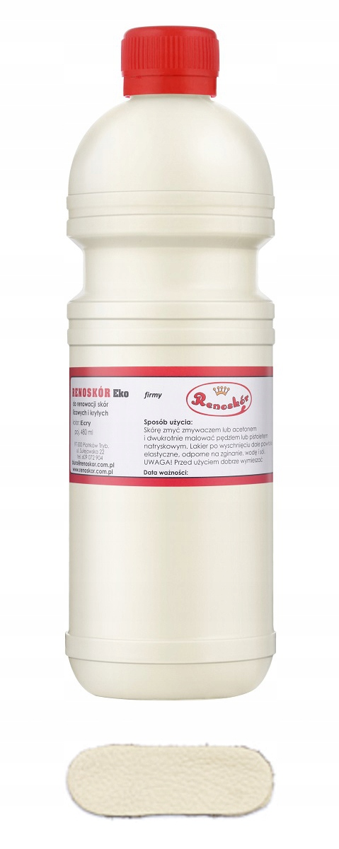 

Renoskór Farba Lakier Do Skóry Ecru 480 ml