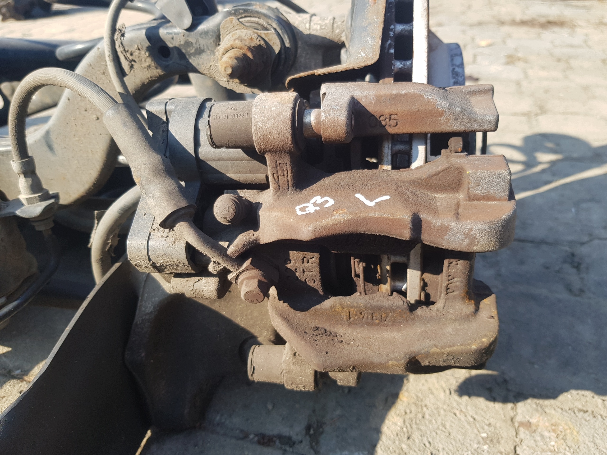 AUDI Q3 8U caliper electrical rear part rear left 3Q0615405S