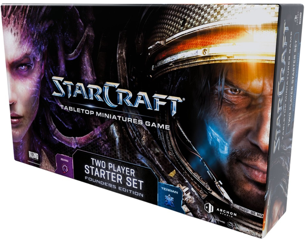 Gra planszowa StarCraft Starter Set dla 2 graczy Strategiczna sci-fi