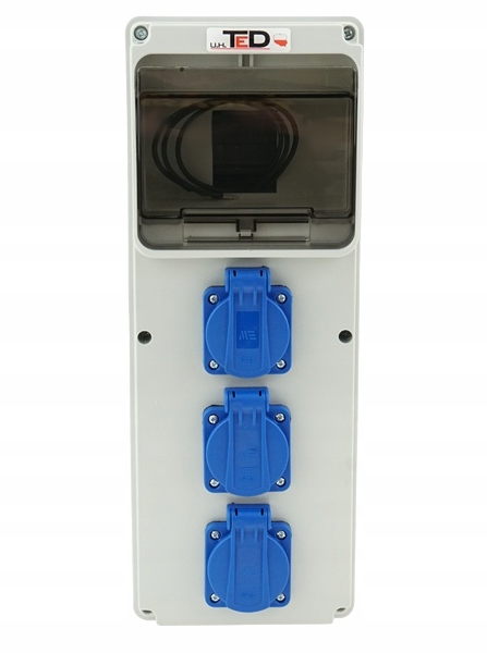 Stavební Rozvaděč Síťová Skříň 3 X 250V 16A 6 Modulů