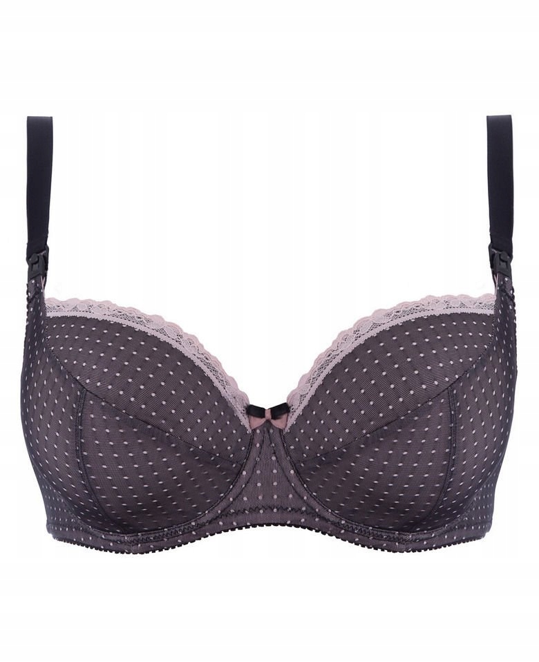 Alles Kojící podprsenka 70F Mama Dots Černá/růžová