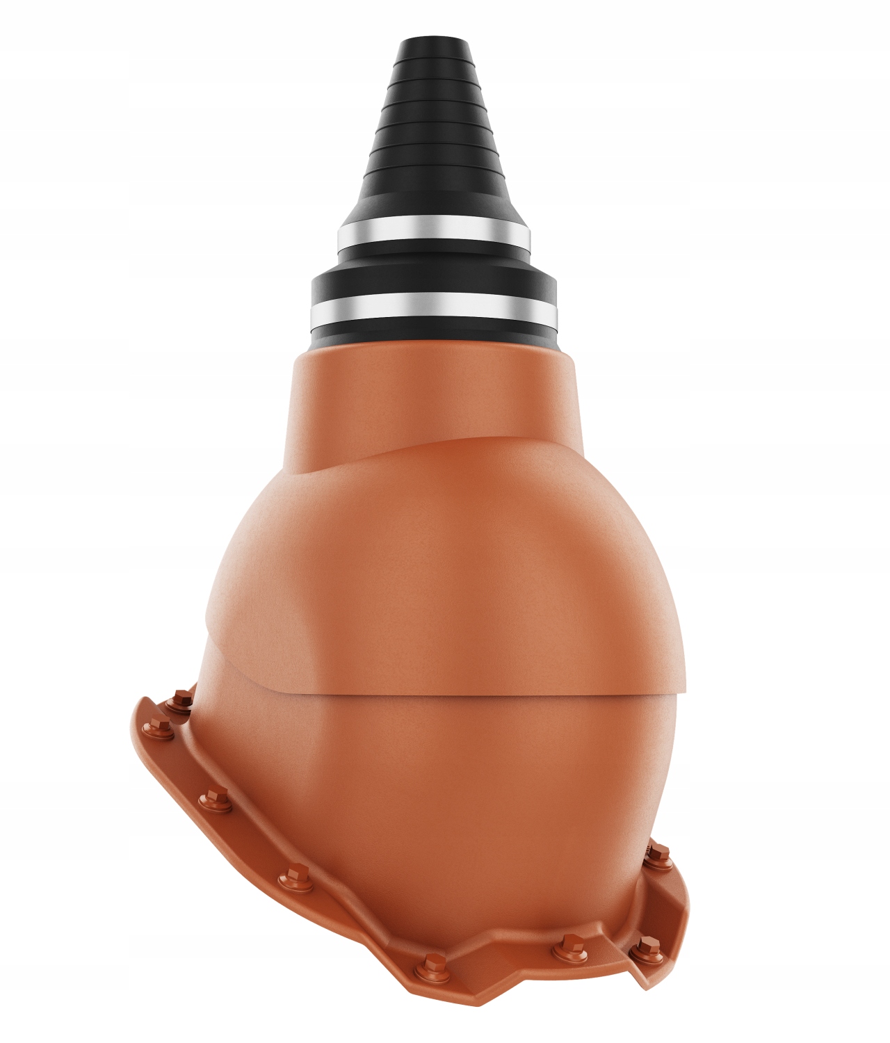 Anténní přechod, těsný přechod Trapez T14 Cihlový 8004