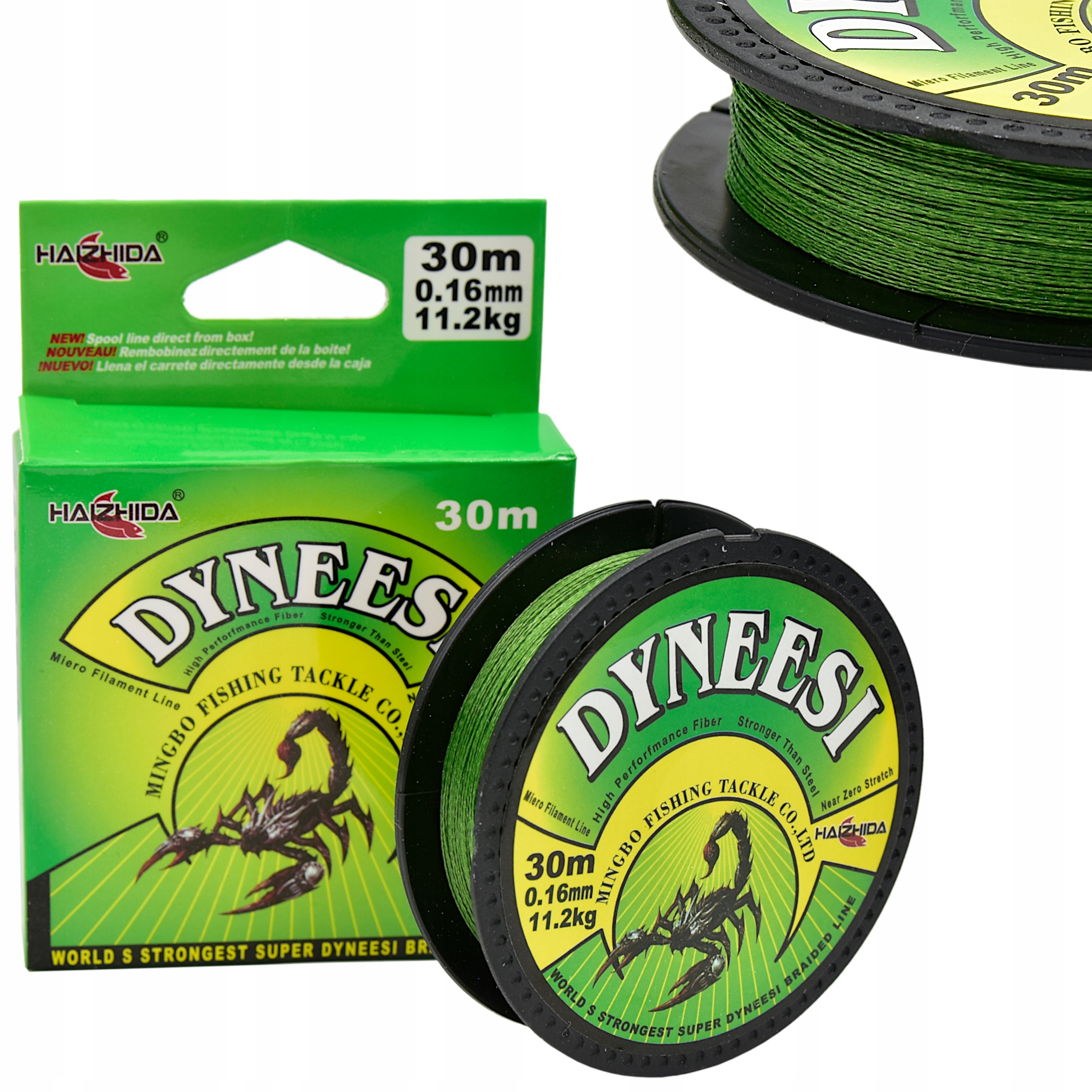 

Dyneesi Plecionka na Przypon 0,16 mm Zielona 30 m