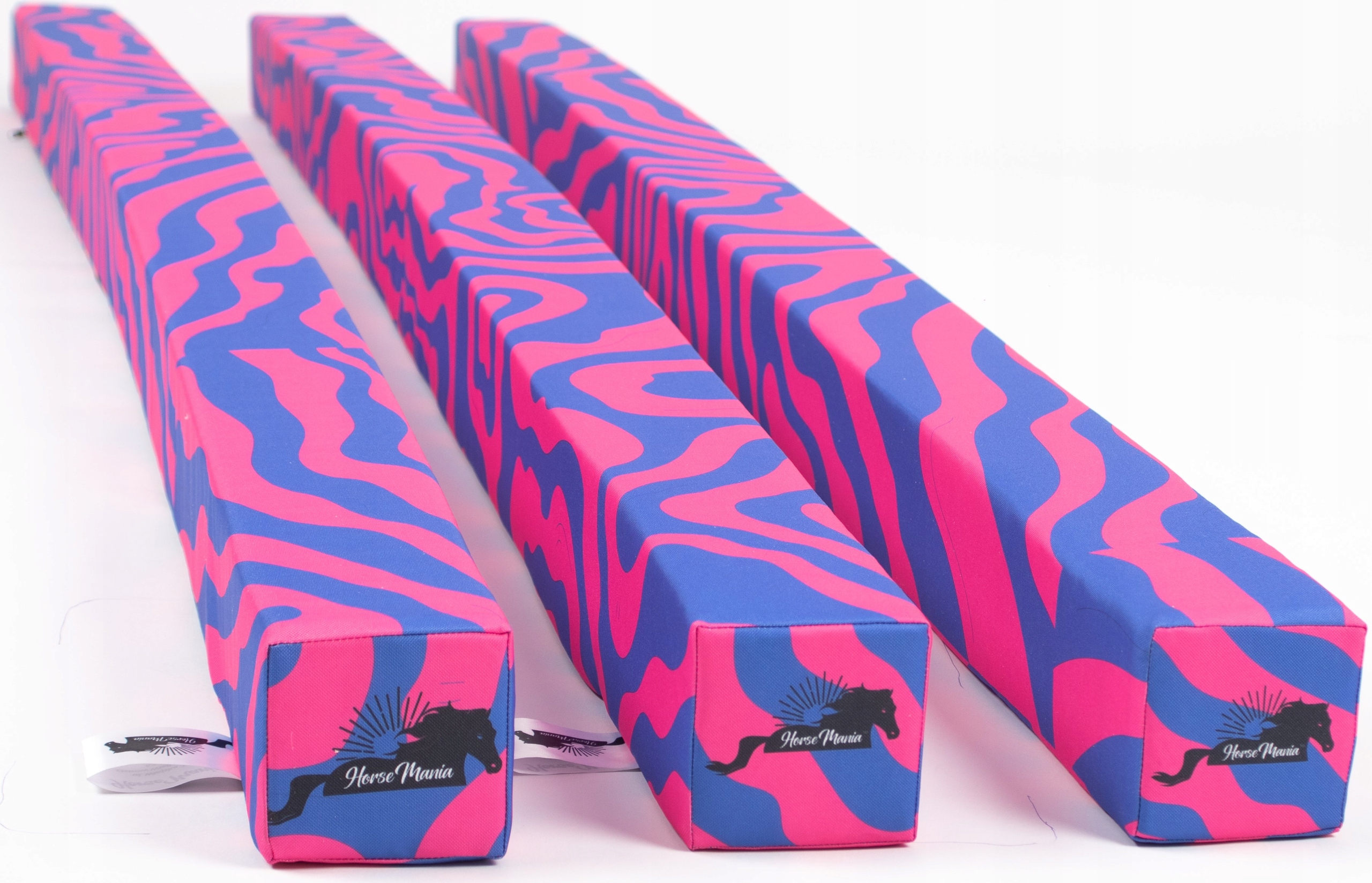 HorseMania – Jezdecké tyče – Set 3 kusů 10 x 10 2,2 m, vzor 1