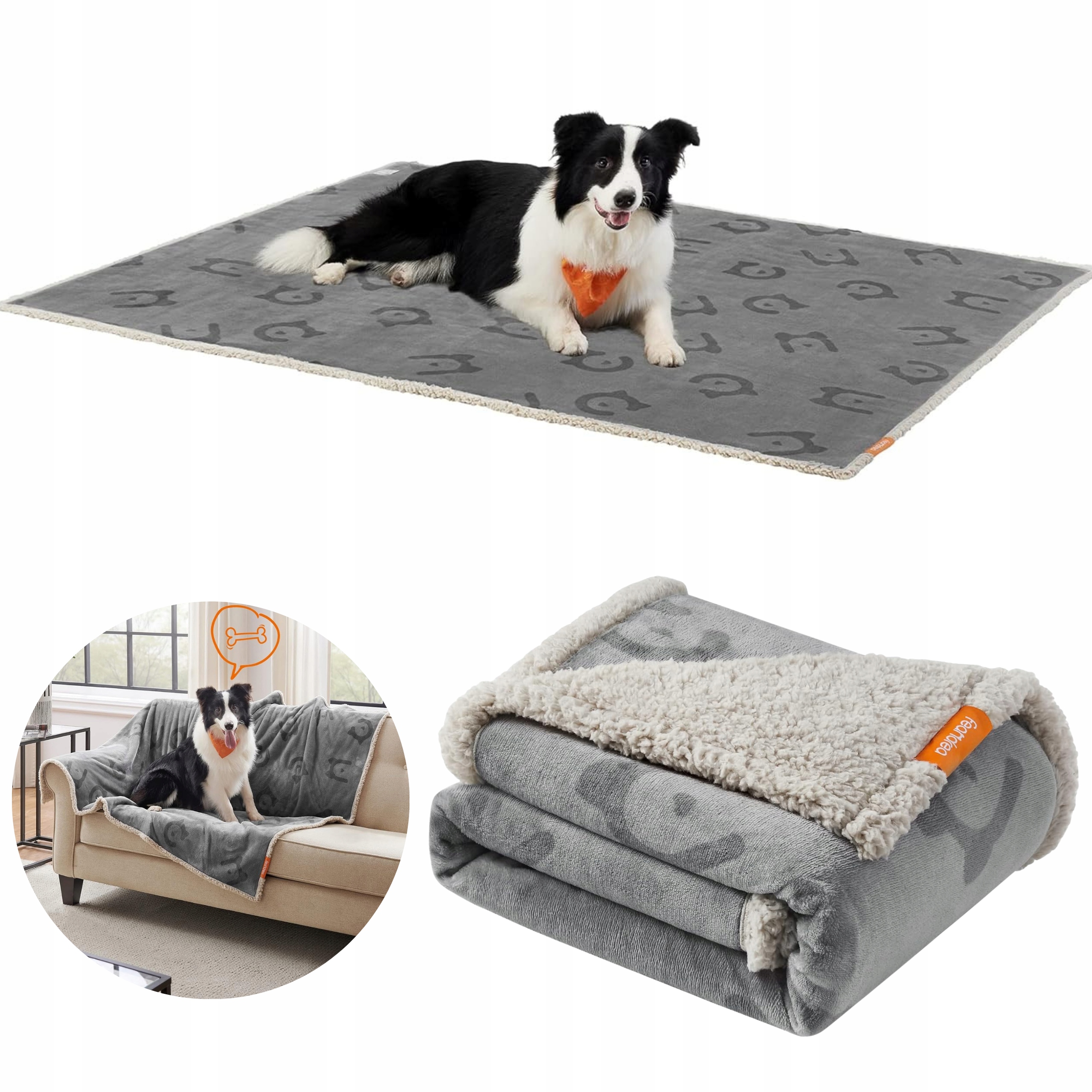 Levně Voděodolná Deka Pro Psa Kočku Zvířata Přehoz Na Deku Oboustranná 152x127