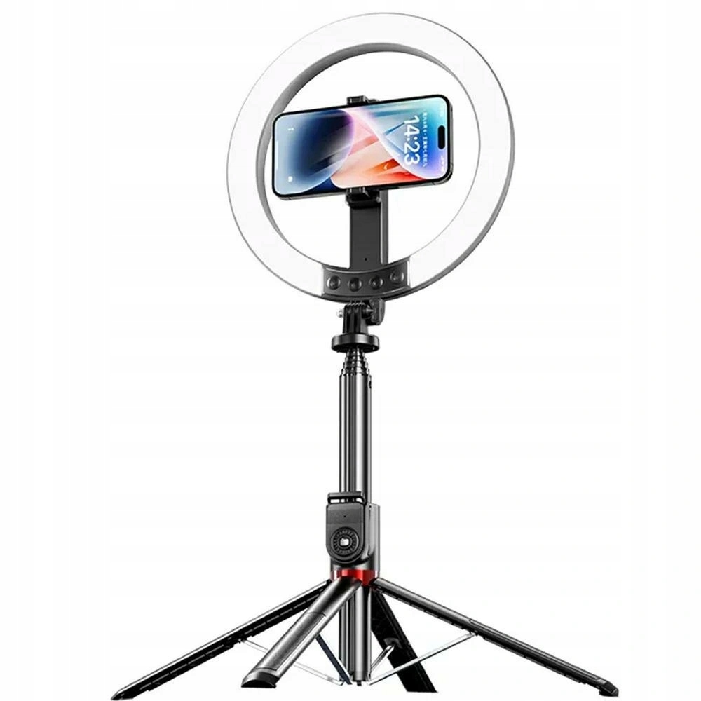 Držák na telefon s lampou Usams ZB323 10palcový 1200 mAh 2.3 m černý