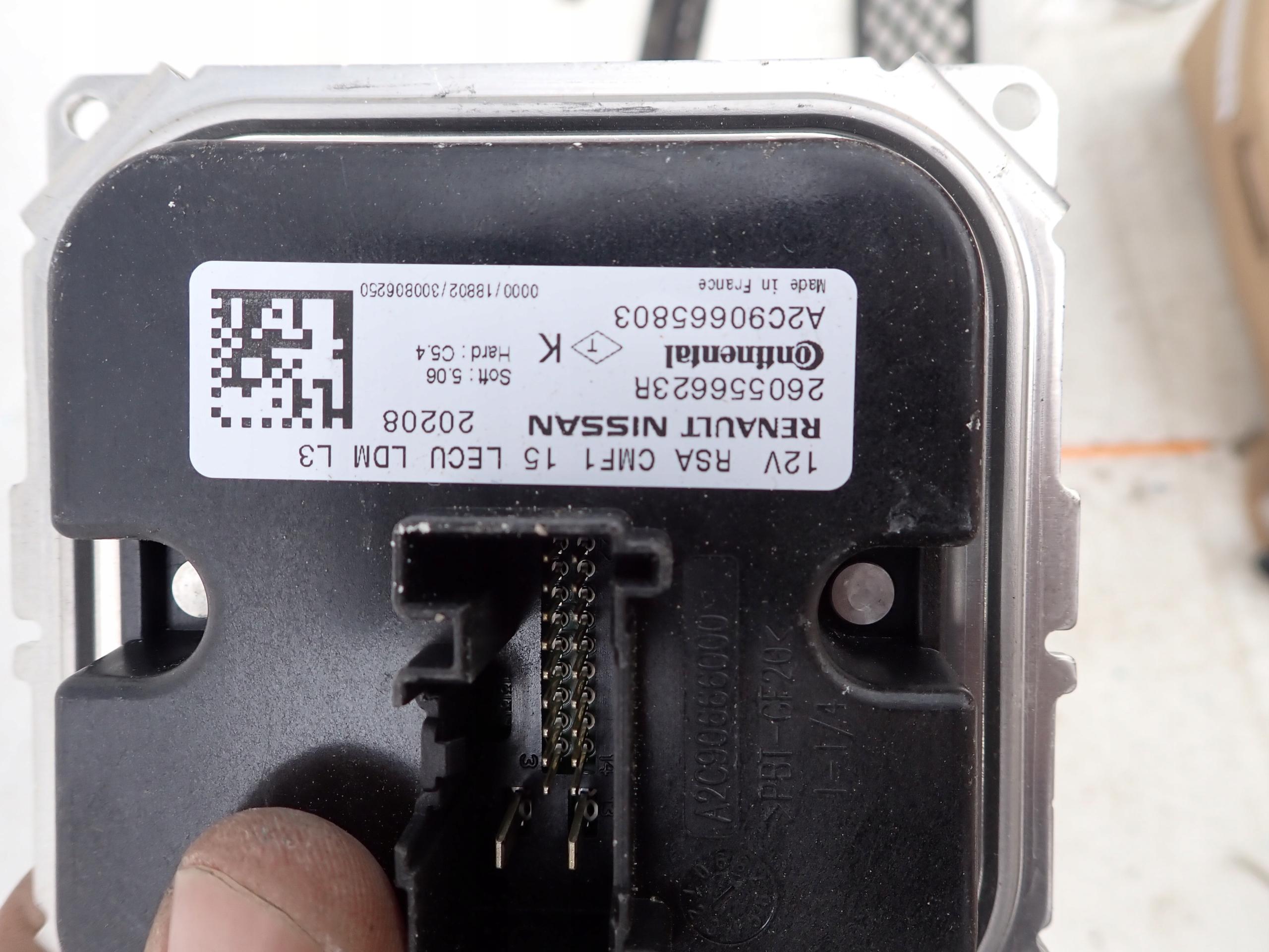 RENAULT CAPTUR II control unit module LED