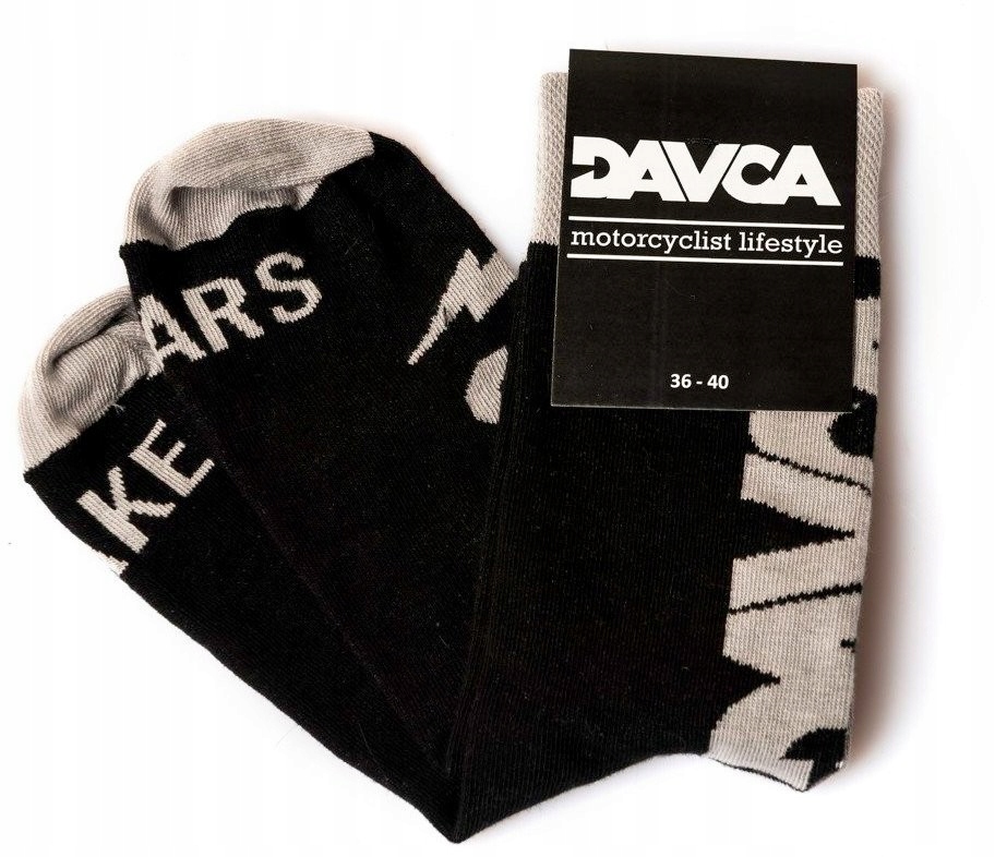 

Davca skarpetki motocyklowe black 36-40