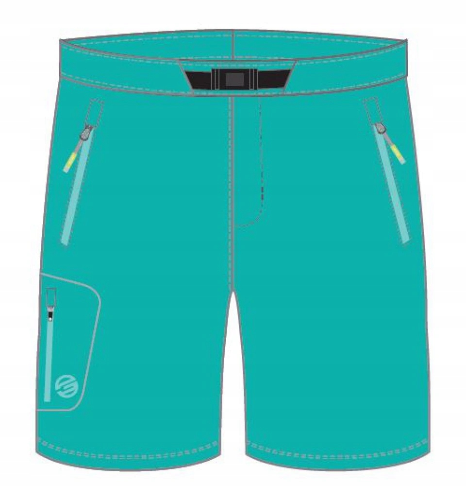 Dámské outdoorové bermudy Gts šedá 15280/44