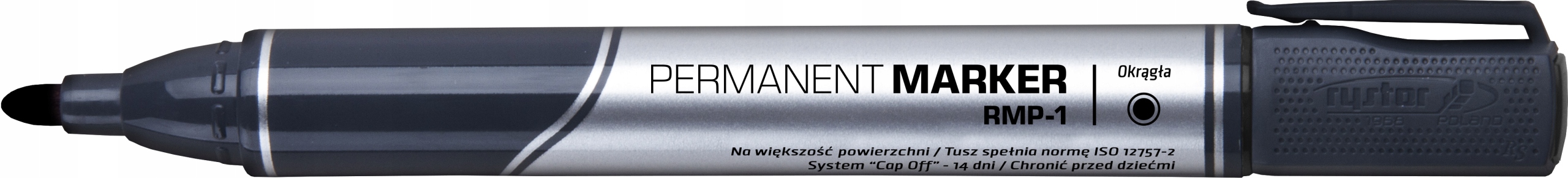 

Marker permanentny Rystor RMP-1 czarny okr.