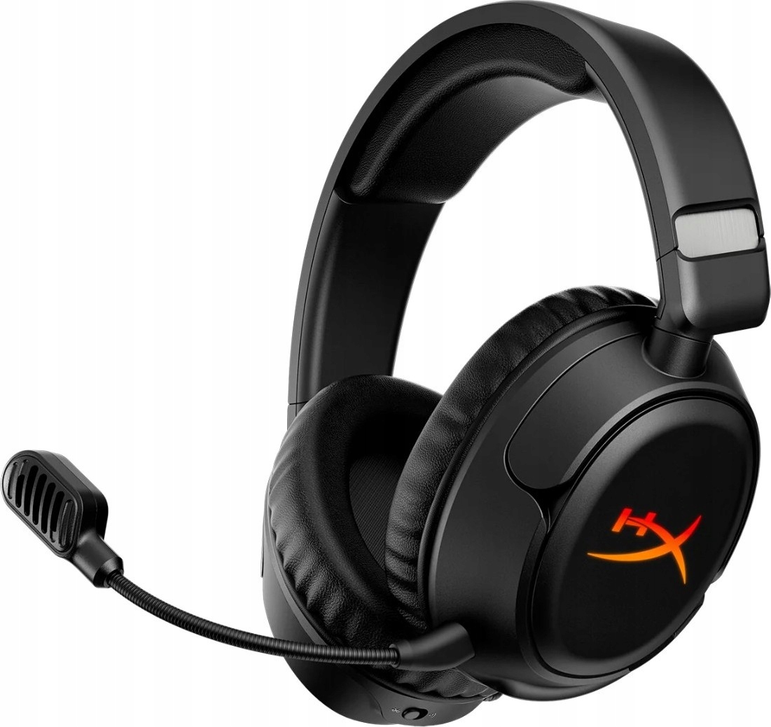 HyperX Cloud Flight 2 vezeték nélküli gamer headset 100h Bt 5.3 Rgb 50mm Usb-c