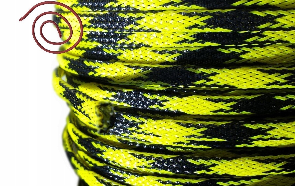 

Oplot Na Kable Poliester 4-8mm Czarno*żółty