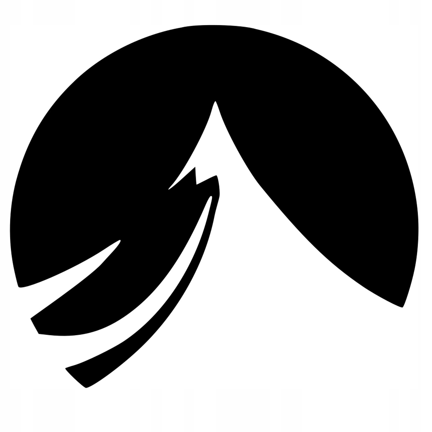 

Naklejka Oyama Karate 10x10 czarna na samochód