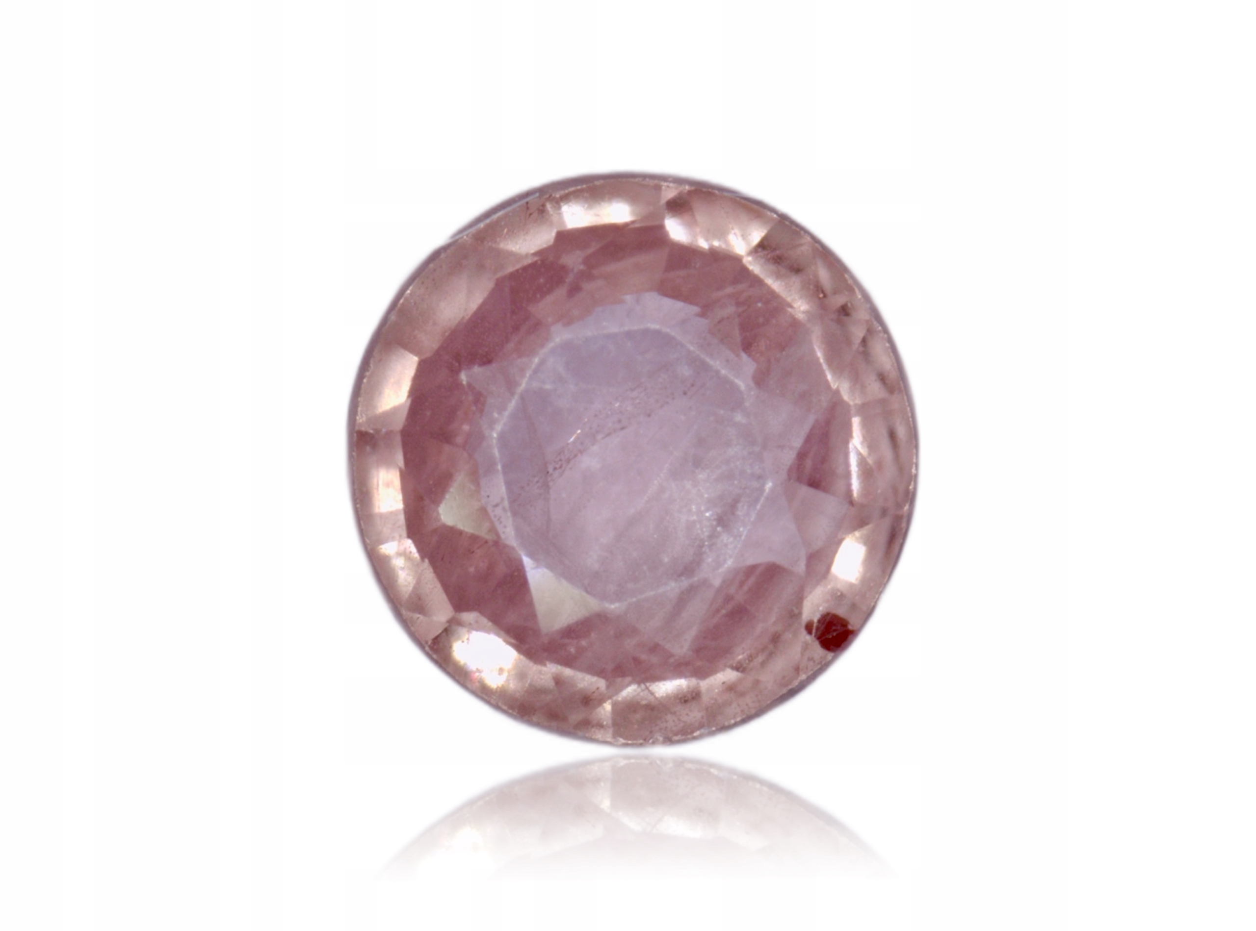 Safír 0.23ct Růžový Kulatý eCertifikát Wbd