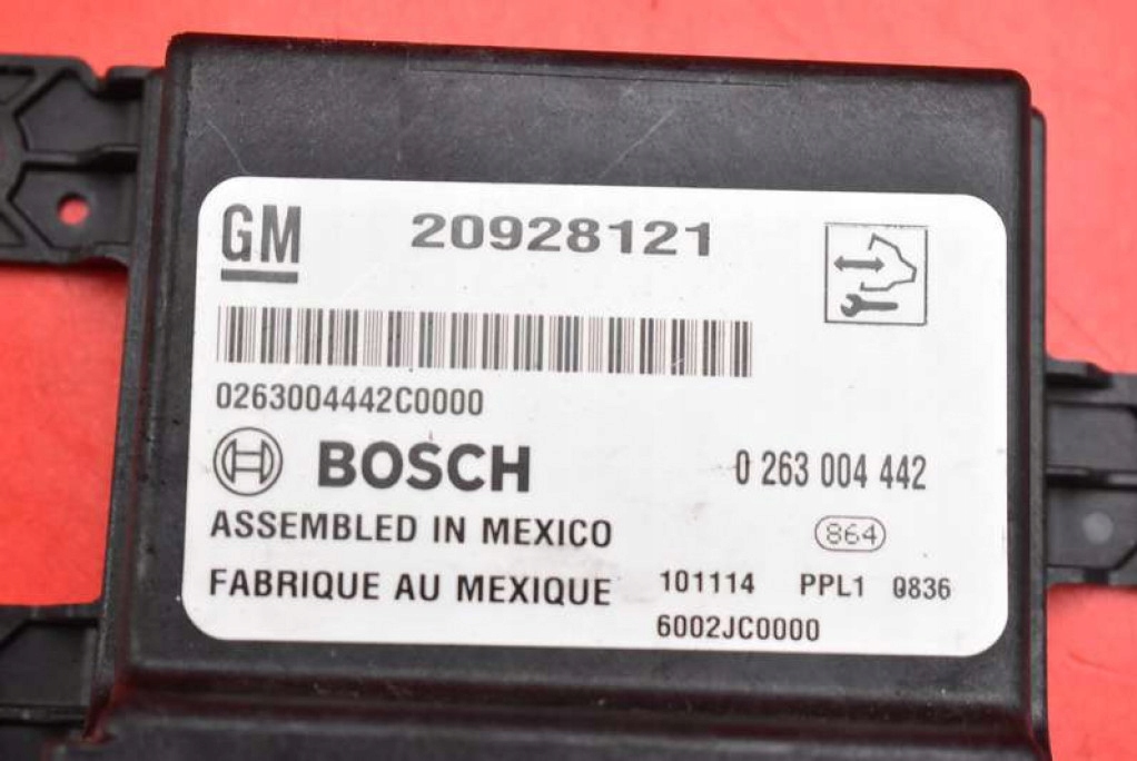 Centralina modulo parcheggio PDC 20928121 OPEL ASTRA 4 IV J 09-12