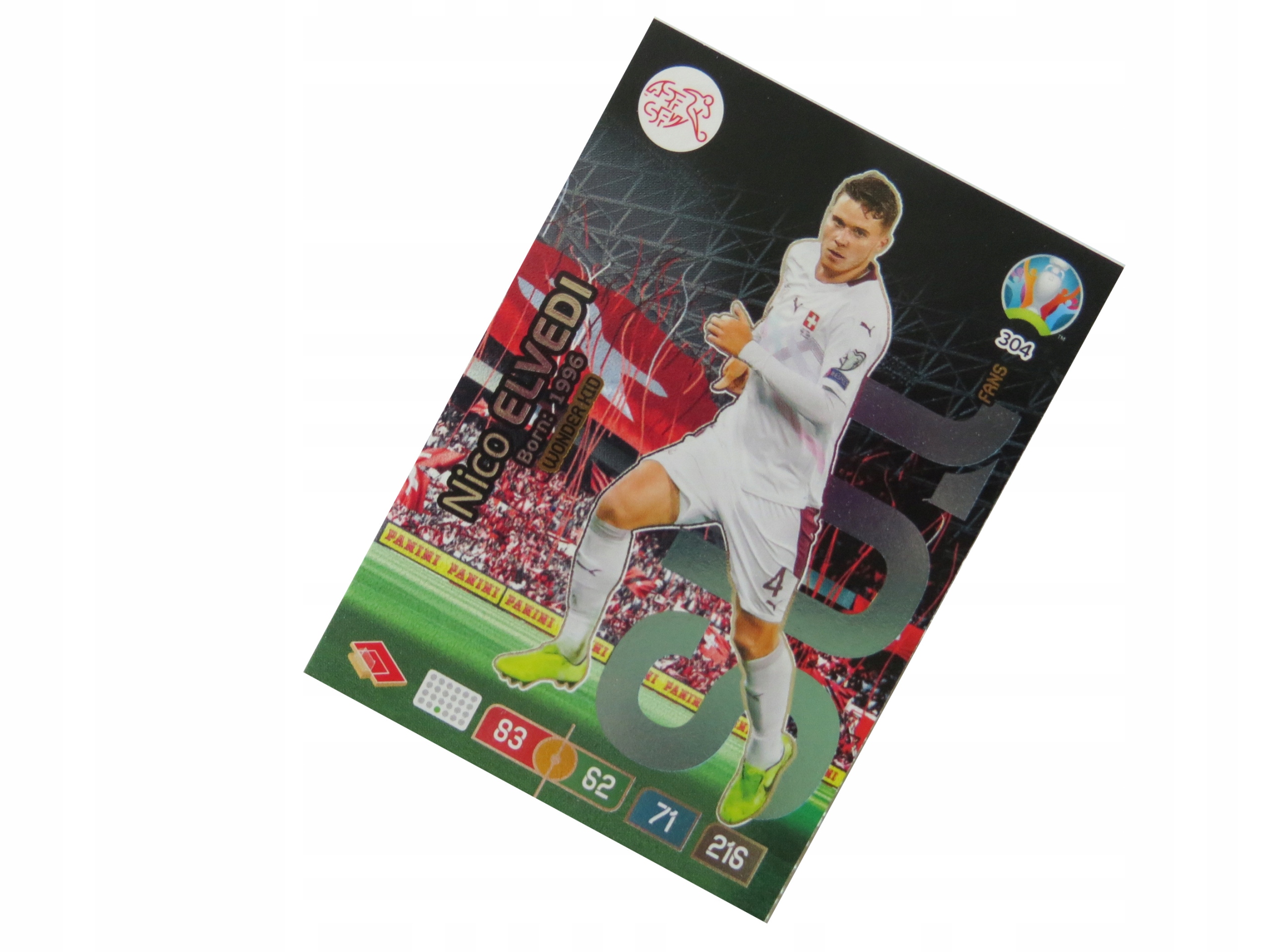 Panini Karty Piłkarskie Adrenalyn XL Uefa Euro 2020 Wonder Kid Elvedi 304
