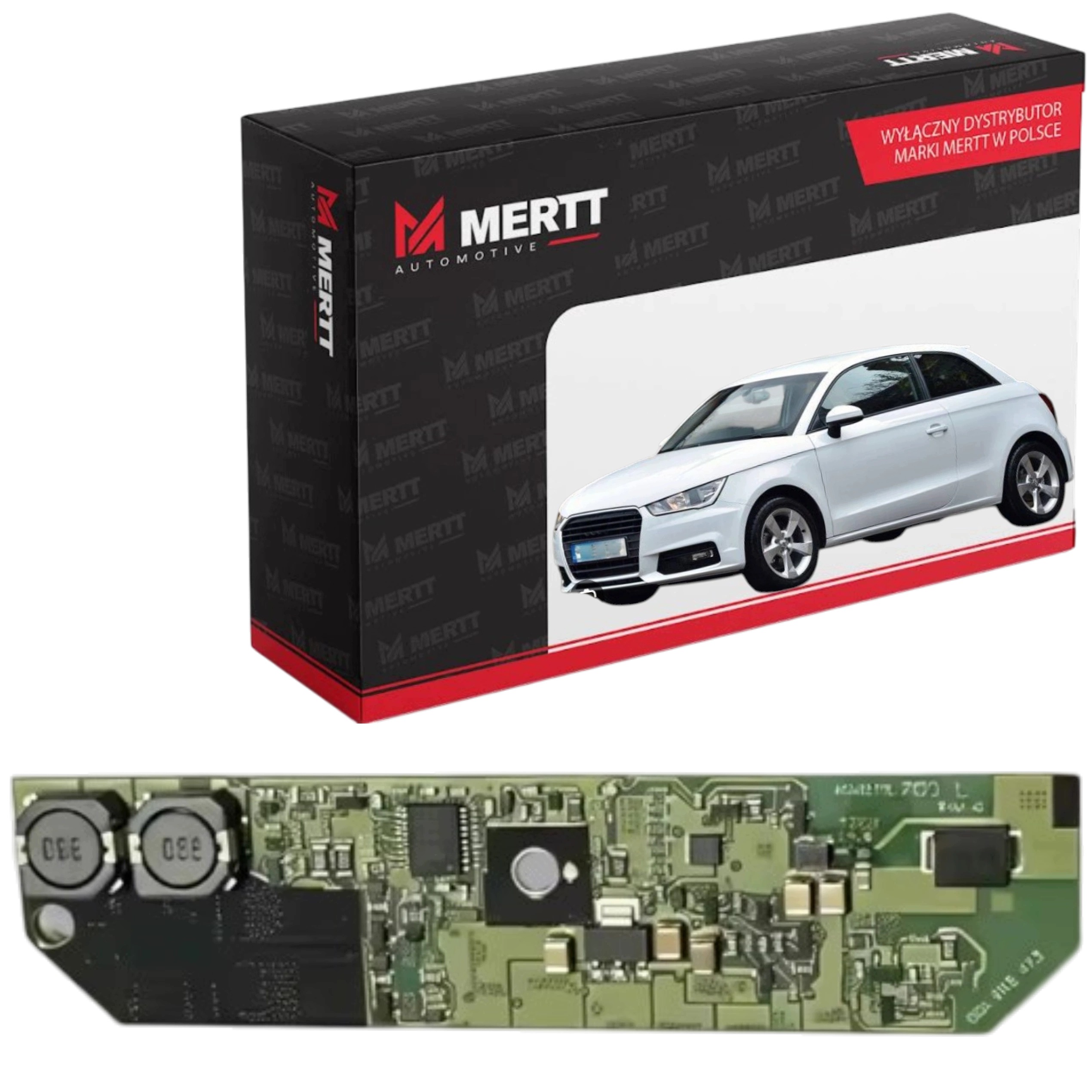 Modul měnič napětí Napájecí deska světel Drl Led Audi A1 8X0907472 Pravý