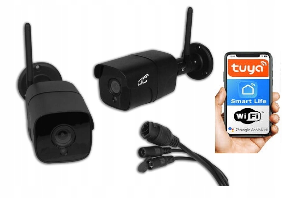 KAMERA ZEWNĘTRZNA IP66 PTZ WIFI&LAN 1/3" IP 4 MPIX -3,6MM APP TUYA/IOS