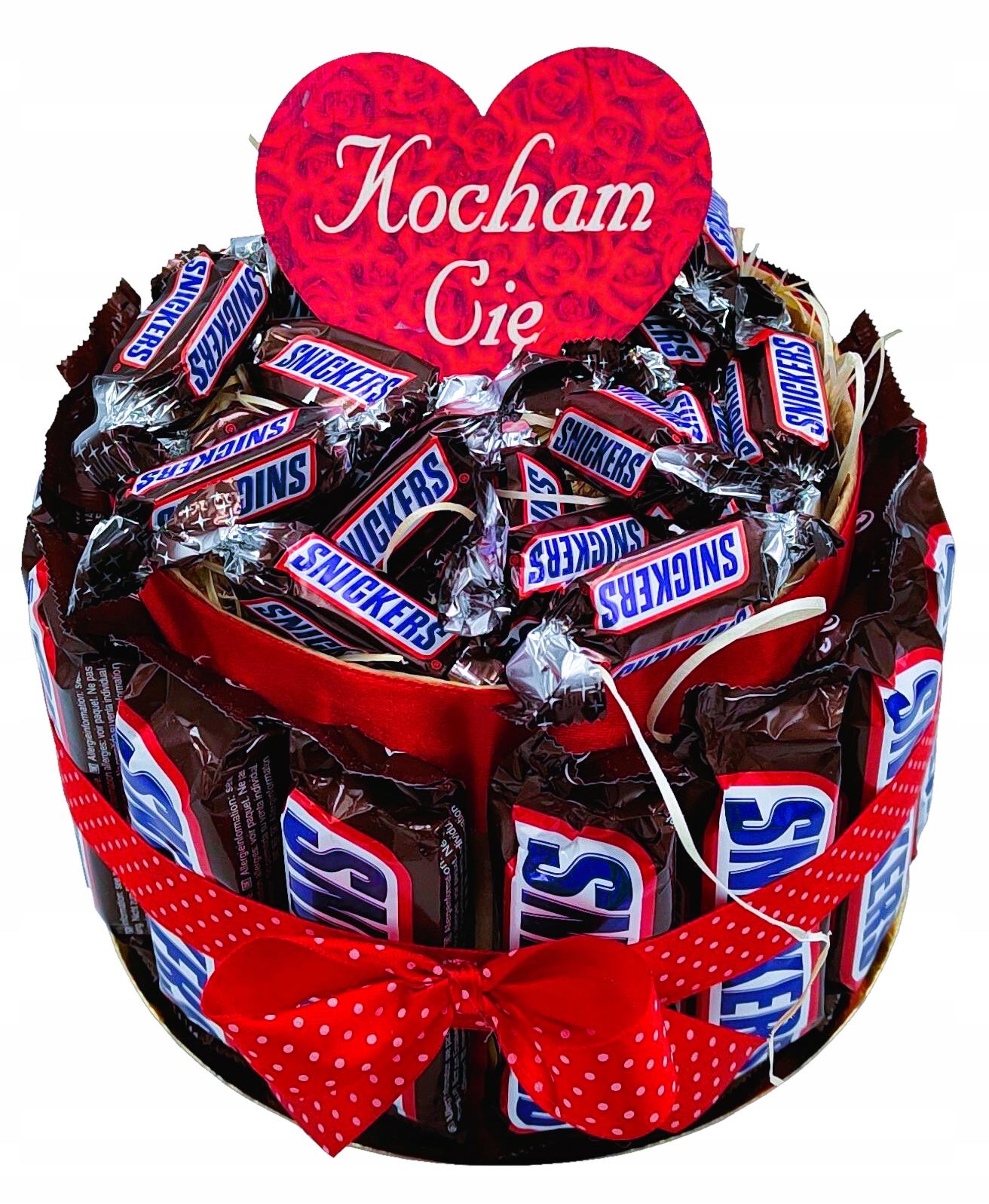 Levně Dort Snickers Dárkový koš Sada narozenin Dárek pro manžela chlapa 18 30