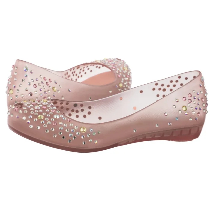 Buty Baleriny Gumowe Damskie Melissa Ultragirl J Maskrey Pink Różowe