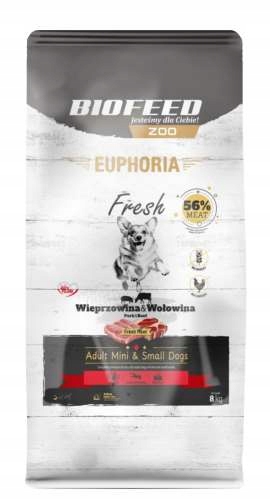 Levně Euphoria Fresh s vepřovým a hovězím masem Xs/s 8 kg